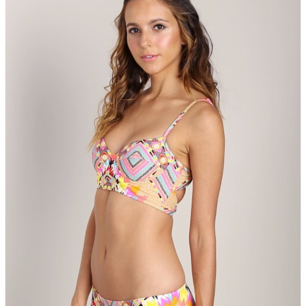 ISO Mara Hoffman Divine Stone print bathing suit